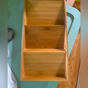 Bamboo spice drawer inserts